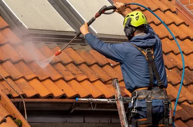 Démoussage et hydrofuge de toiture à Grand-Corent